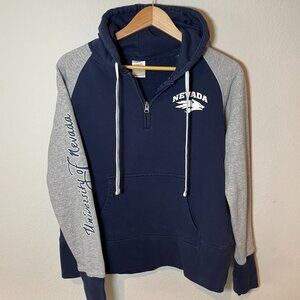 University of Nevada half zip hoodie.